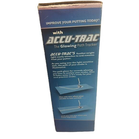 Golf Putting Trainer Glow Tracer Accu-Technologies Accu-Trac Golfer Tool - Picture 4 of 4